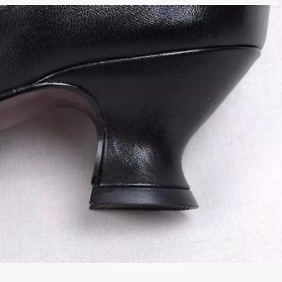 Darcy Ladies 18th C. Repro Shoes - Picture 2 of 4